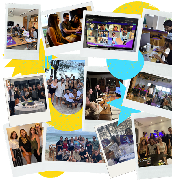 Equipe da Levante Lab em ações e encontros