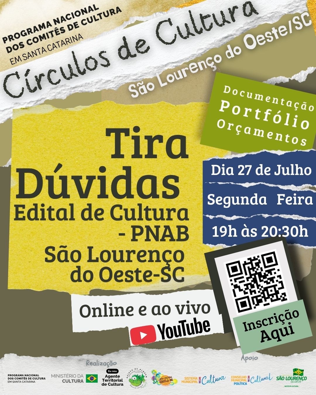 Circulos de Cultura São Lourenço e Região -  Guia Comentado do Edital PNAB