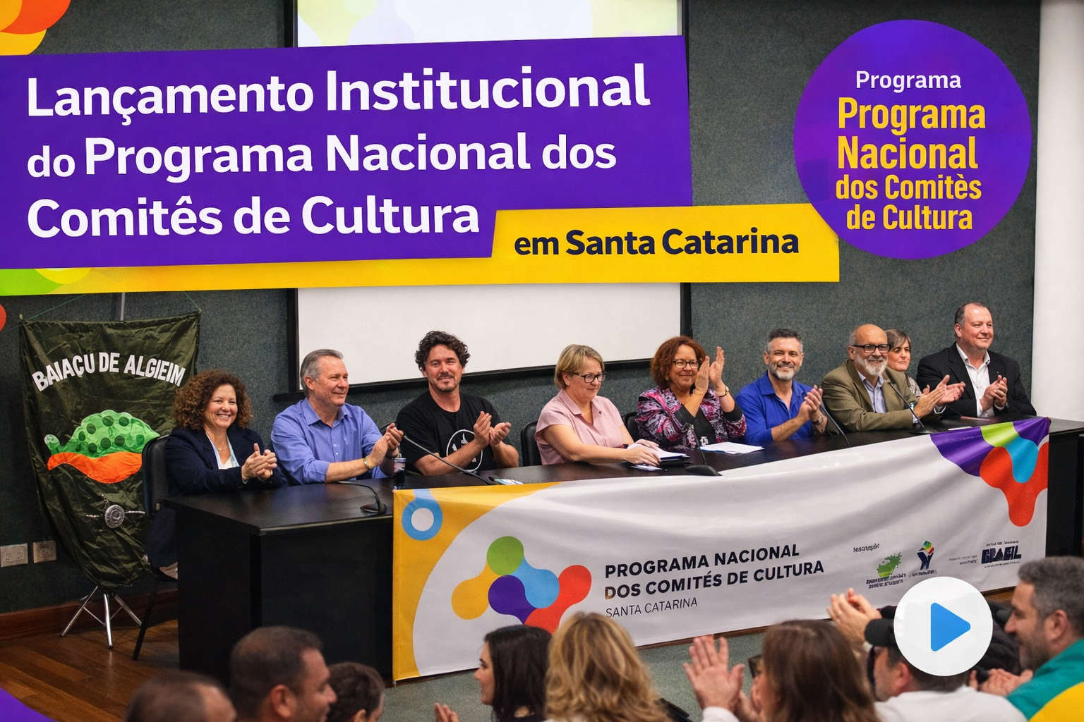 Como foi o lançamento do Comitê de Cultura de Santa Catarina